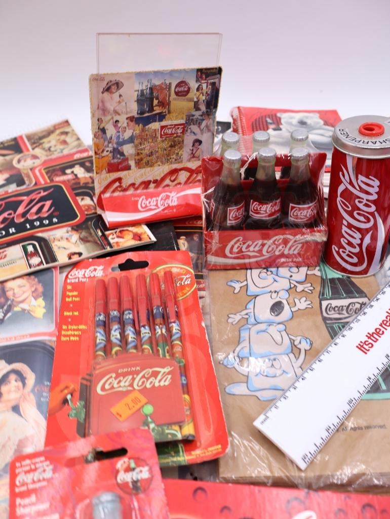 Large Lot of Coca-Cola Desk Collectables - 10