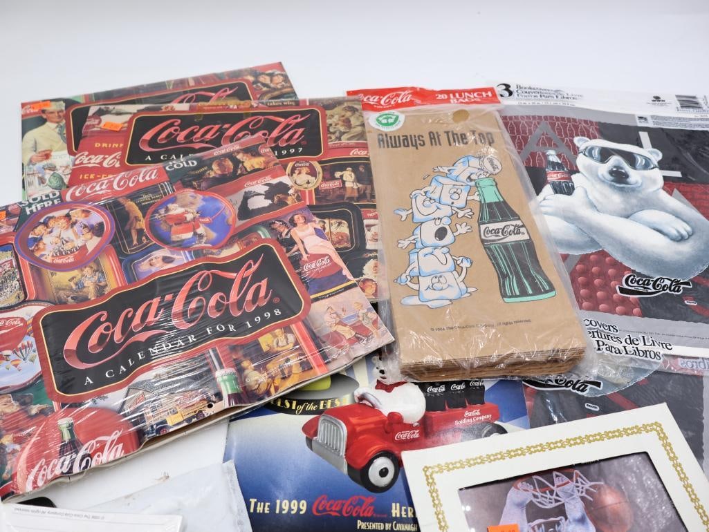 Large Lot of Coca-Cola Desk Collectables - 17