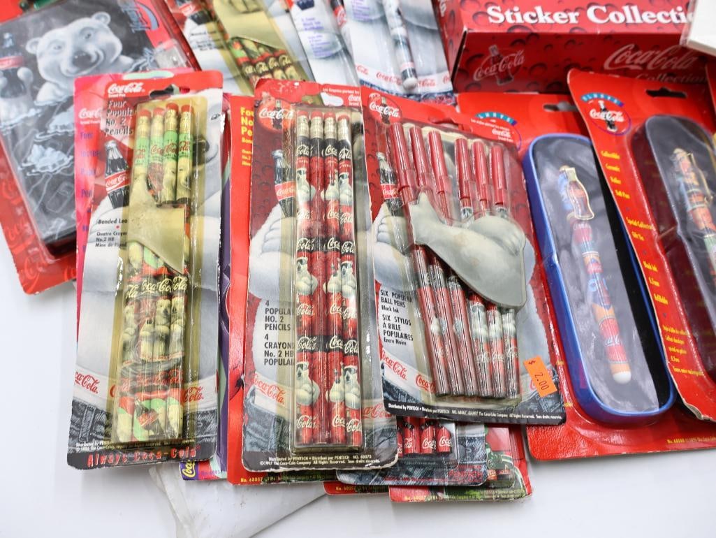 Large Lot of Coca-Cola Desk Collectables - 2
