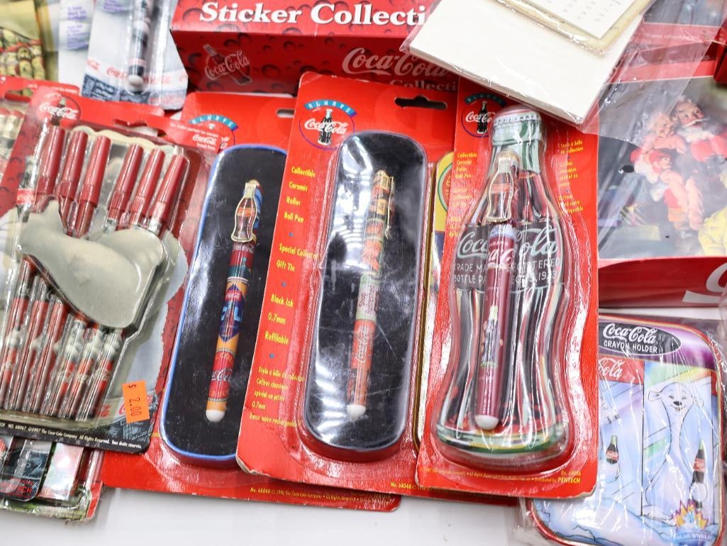 Large Lot of Coca-Cola Desk Collectables - 3