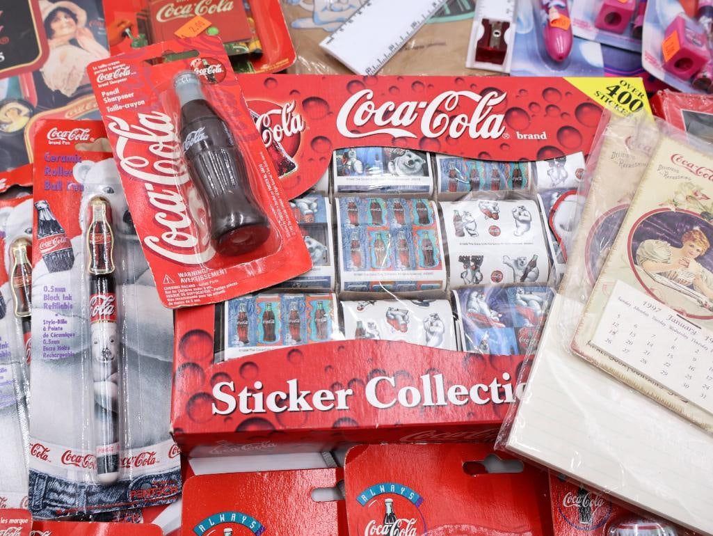 Large Lot of Coca-Cola Desk Collectables - 6