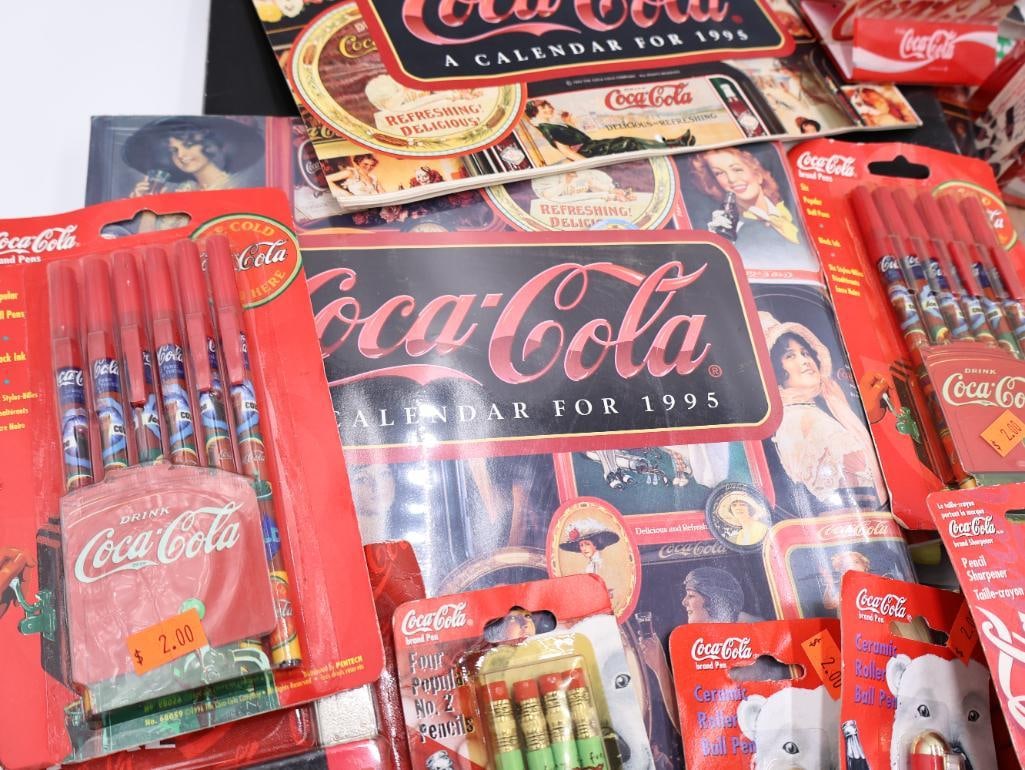 Large Lot of Coca-Cola Desk Collectables - 8