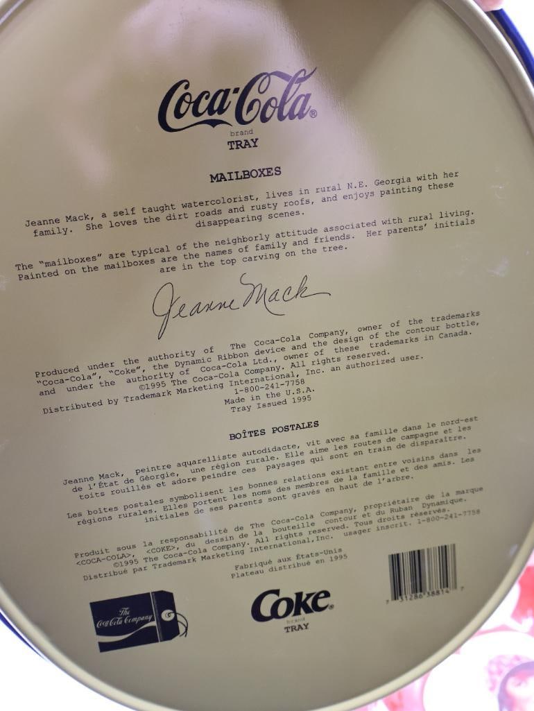 Seven Coca-Cola Metal Trays - 3