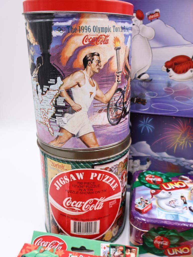 Large Lot of Coca-Cola Games - 12