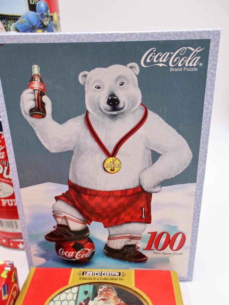 Large Lot of Coca-Cola Games - 15