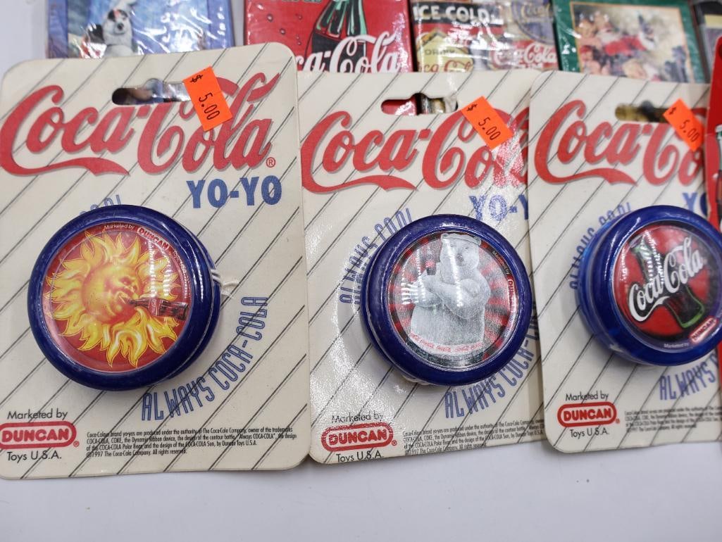 Large Lot of Coca-Cola Games - 2