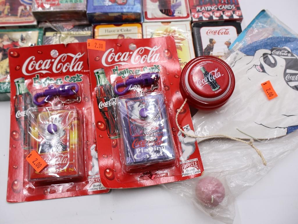 Large Lot of Coca-Cola Games - 3