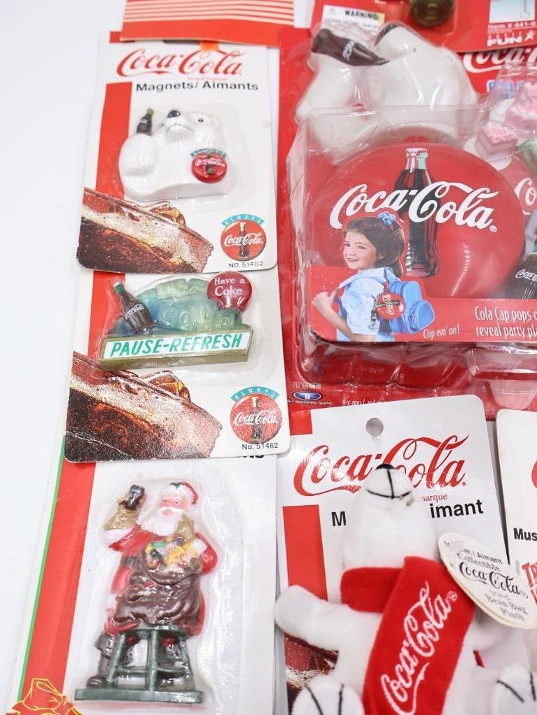 Large Lot of Coca-Cola Collectable Magnets and More - 10