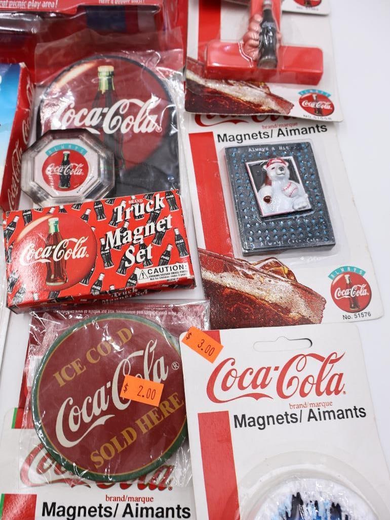 Large Lot of Coca-Cola Collectable Magnets and More - 17
