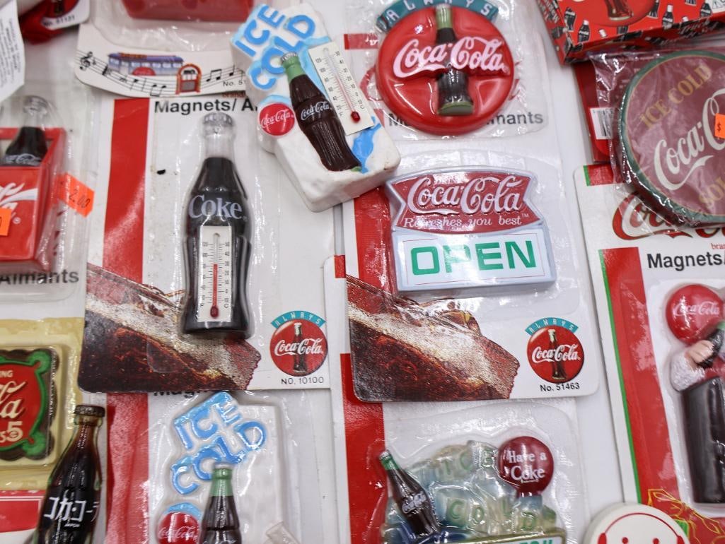 Large Lot of Coca-Cola Collectable Magnets and More - 19