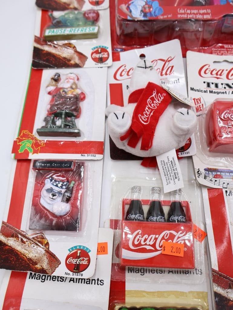 Large Lot of Coca-Cola Collectable Magnets and More - 9