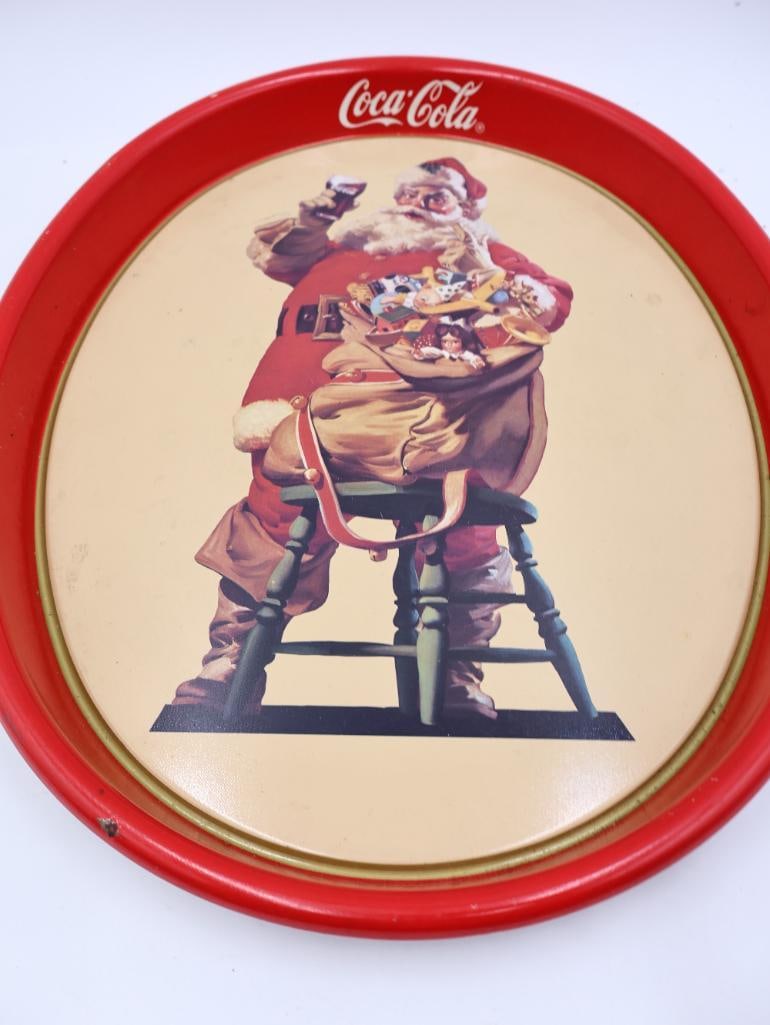 Seven Coca-Cola Metal Trays - 15