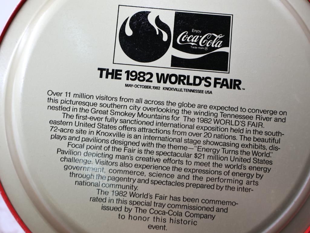 Seven Coca-Cola Metal Trays - 4