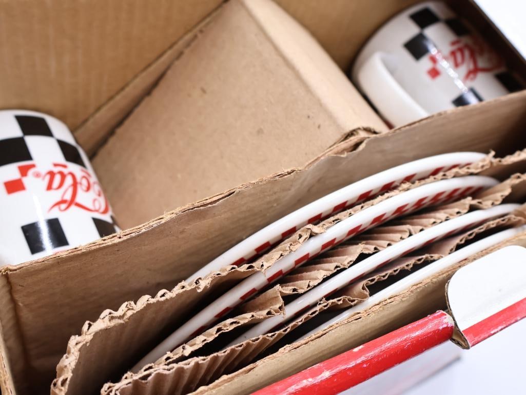 Four Boxes of Coca-Cola Dish Sets - 5