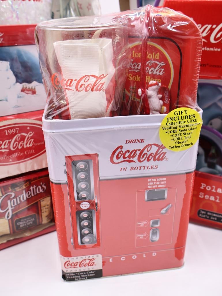 Large Lot of Coca-Cola Mugs and Sets - 10