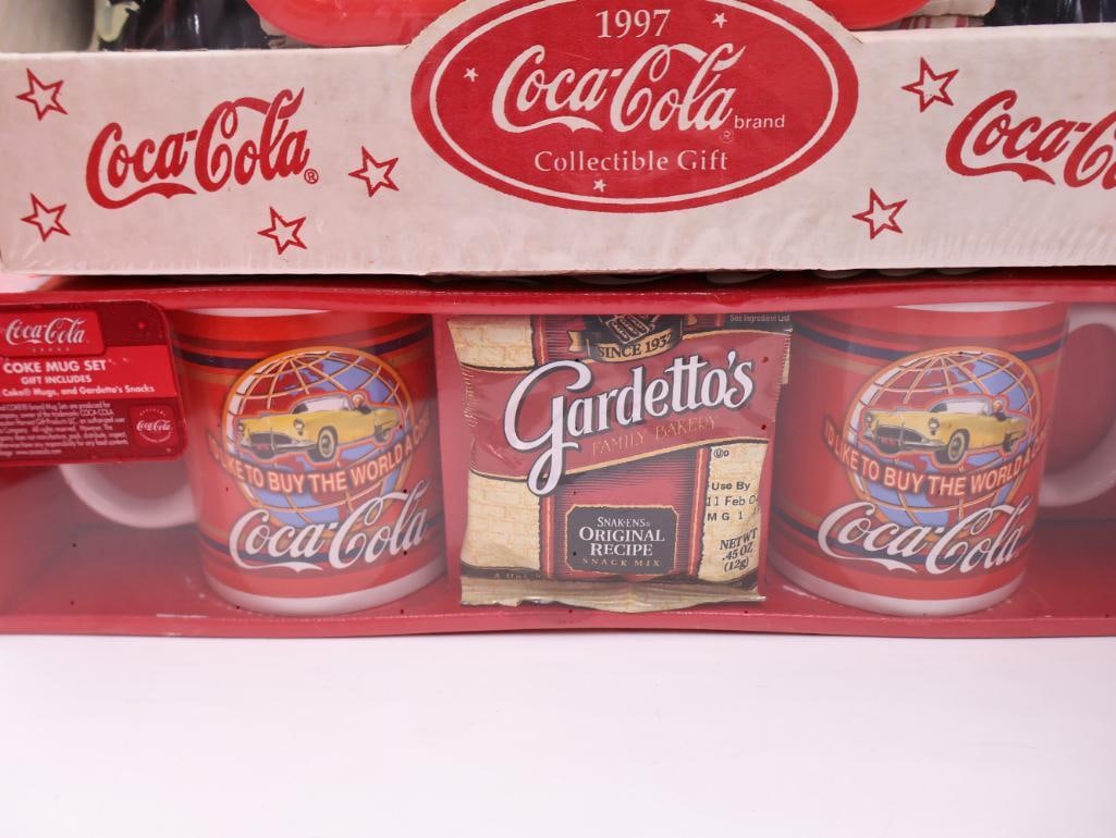 Large Lot of Coca-Cola Mugs and Sets - 16