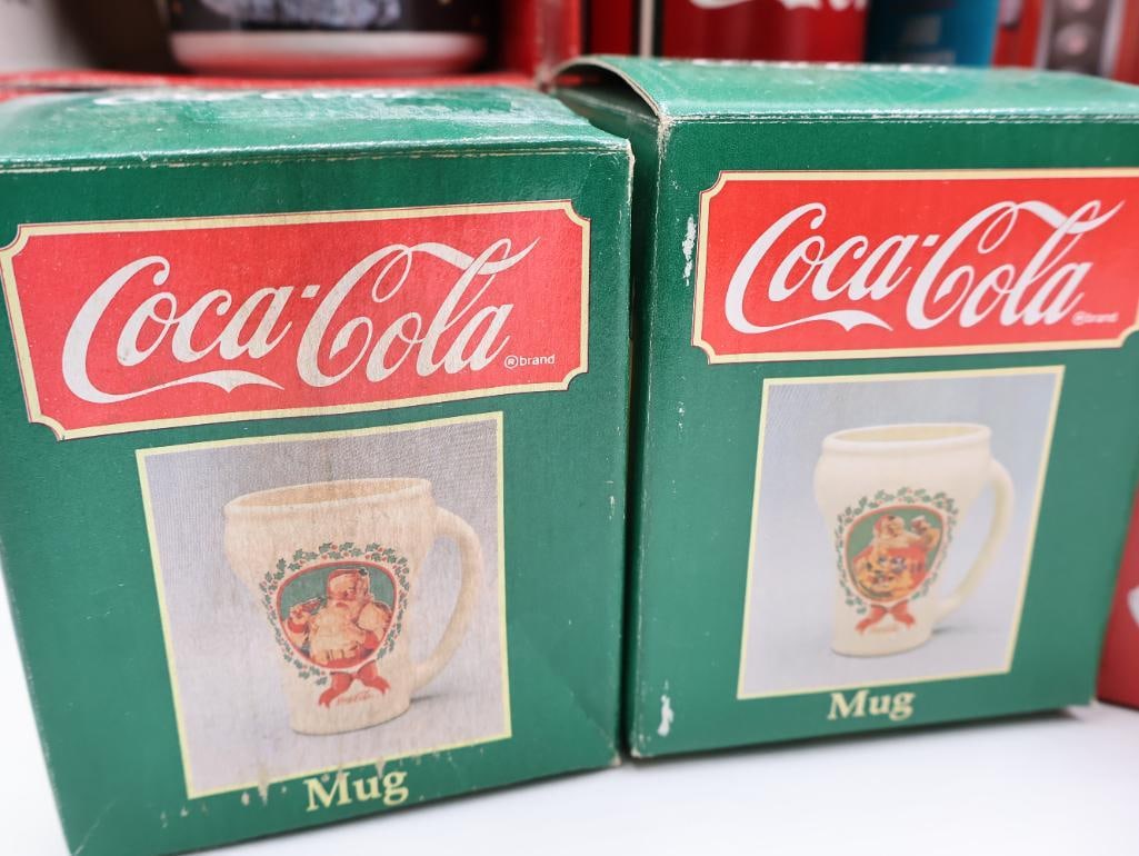 Large Lot of Coca-Cola Mugs and Sets - 2