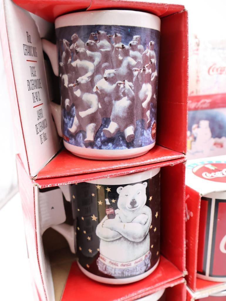 Large Lot of Coca-Cola Mugs and Sets - 4