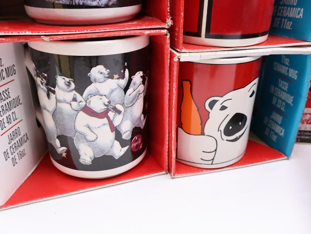 Large Lot of Coca-Cola Mugs and Sets - 5