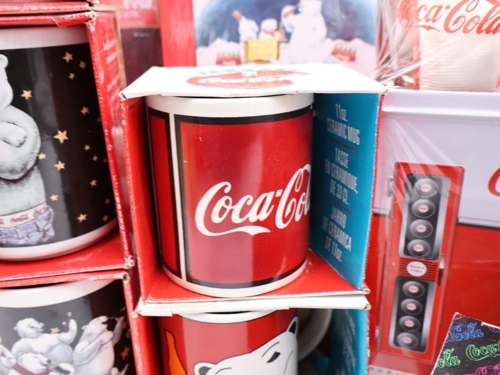 Large Lot of Coca-Cola Mugs and Sets - 6