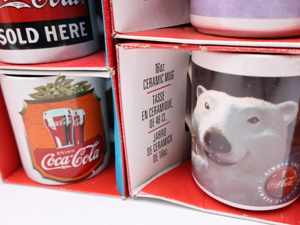 Large Lot of Coca-Cola Mugs and Sets - 9