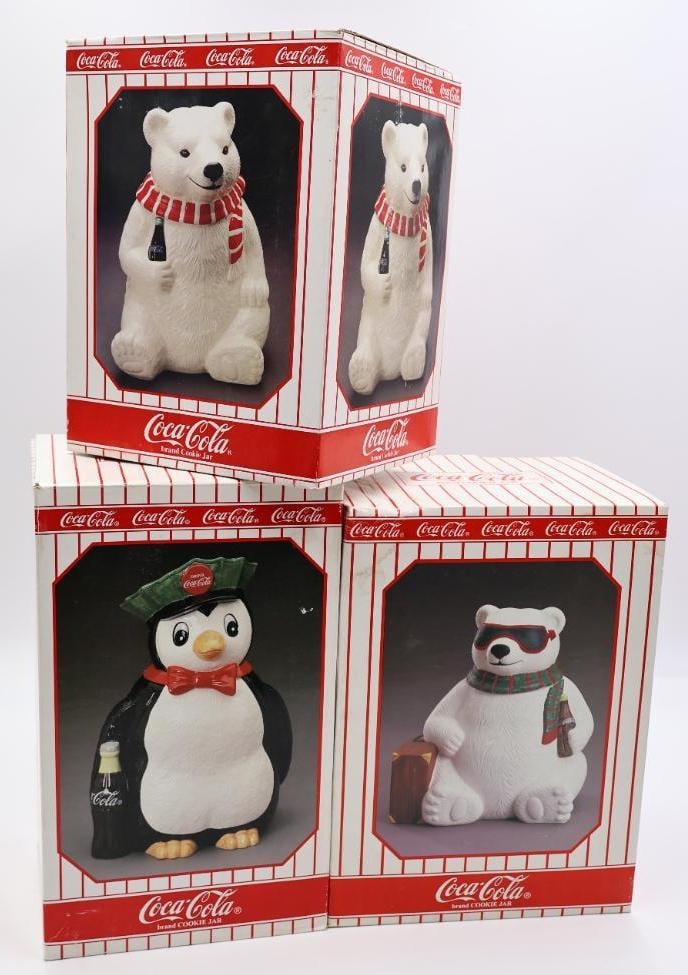 Three Coca-Cola Animal Cookie Jars (1 of 7)
