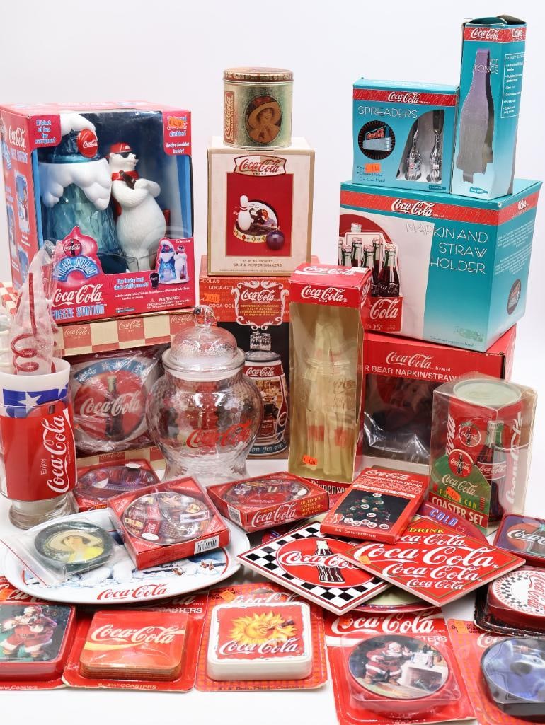 Large Lot of Coca-Cola Themed Drink and Kitchen Wares (1 of 20)