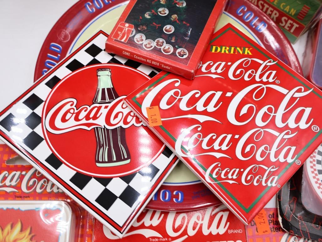 Large Lot of Coca-Cola Themed Drink and Kitchen Wares - 8