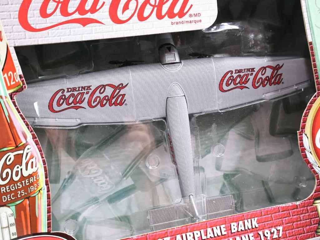 Coca-Cola Tintype Motorbike and Diecast Planes - 6