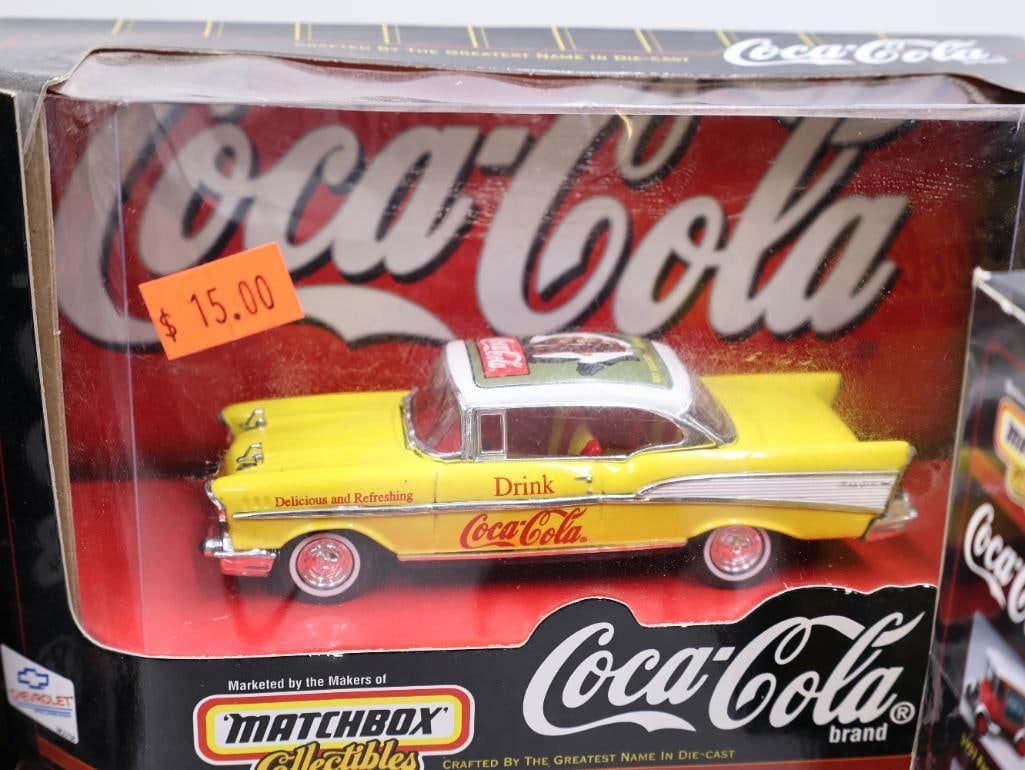 Coca-Cola Matchbox Diecast Cars - 12