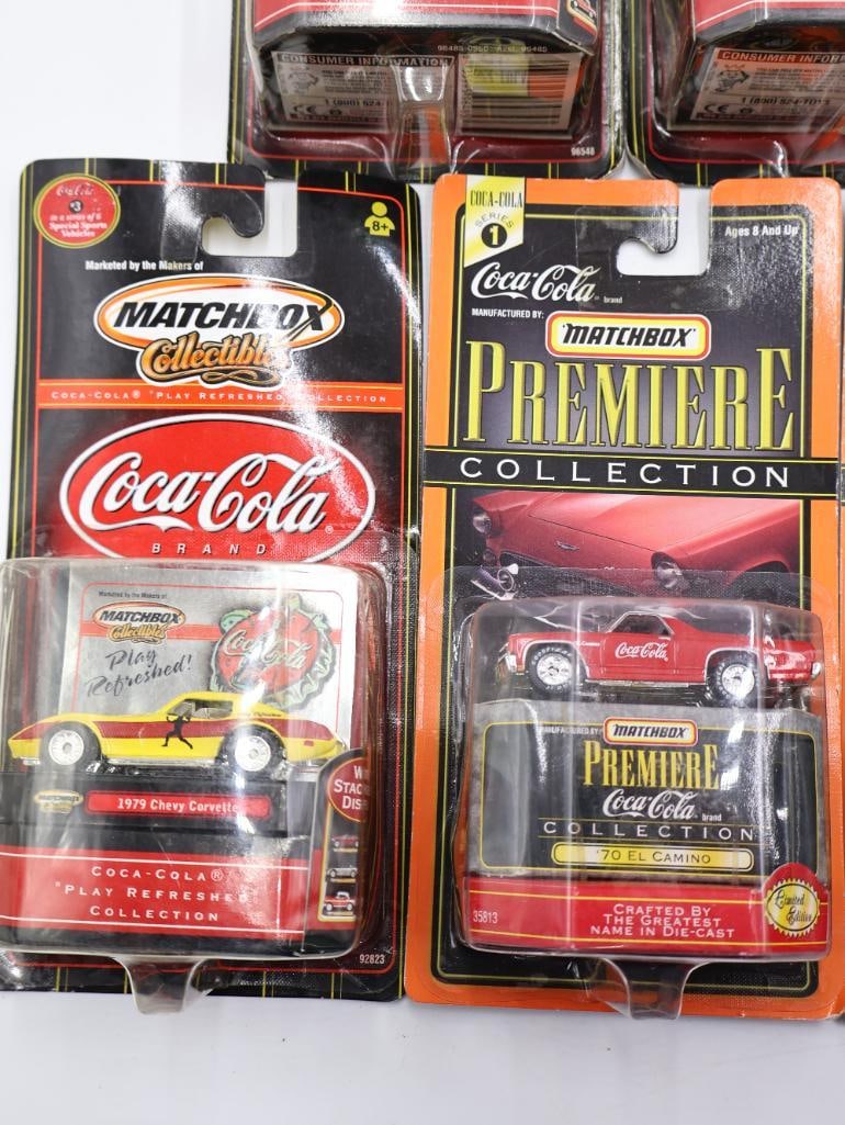 Large Lot of Matchbox Coca-Cola Diecast Cars - 2