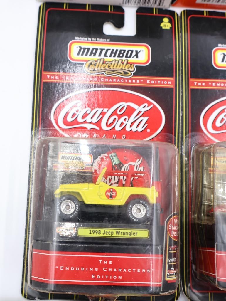 Large Lot of Matchbox Coca-Cola Diecast Cars - 5