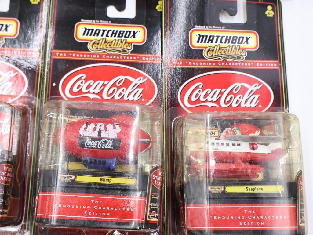 Large Lot of Matchbox Coca-Cola Diecast Cars - 7