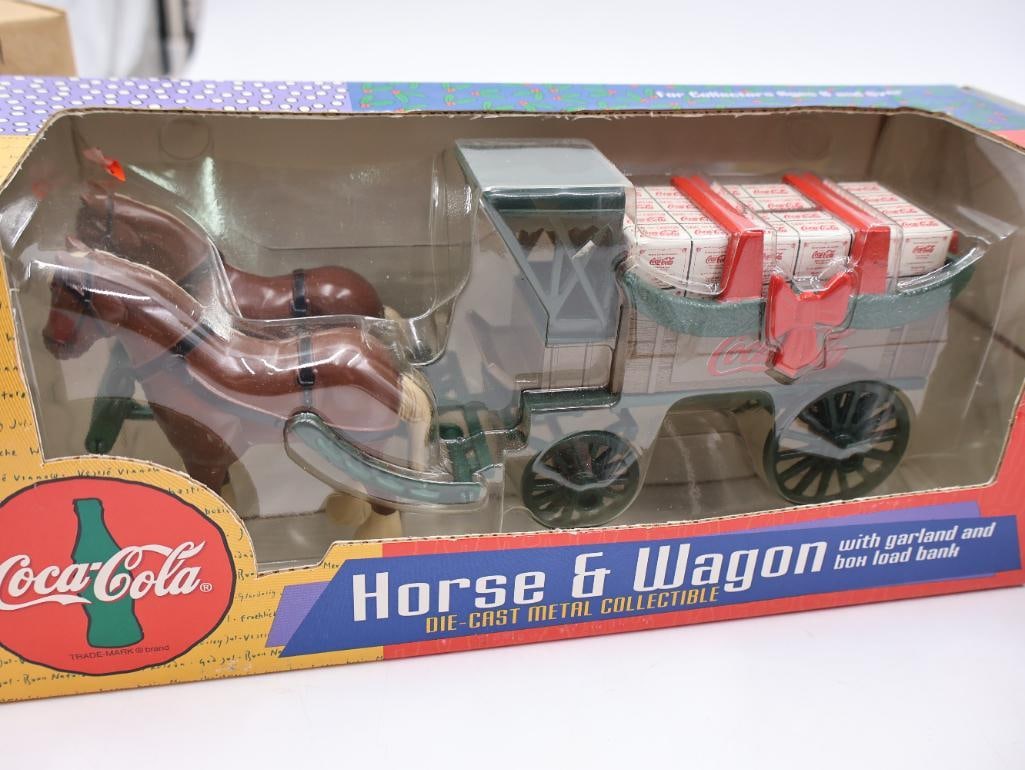 Nine Coca-Cola Diecast Vehicles - 10