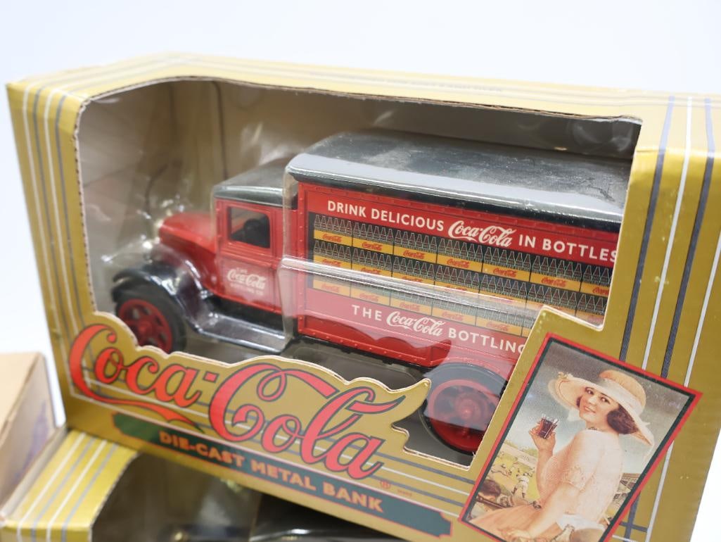 Nine Coca-Cola Diecast Vehicles - 7