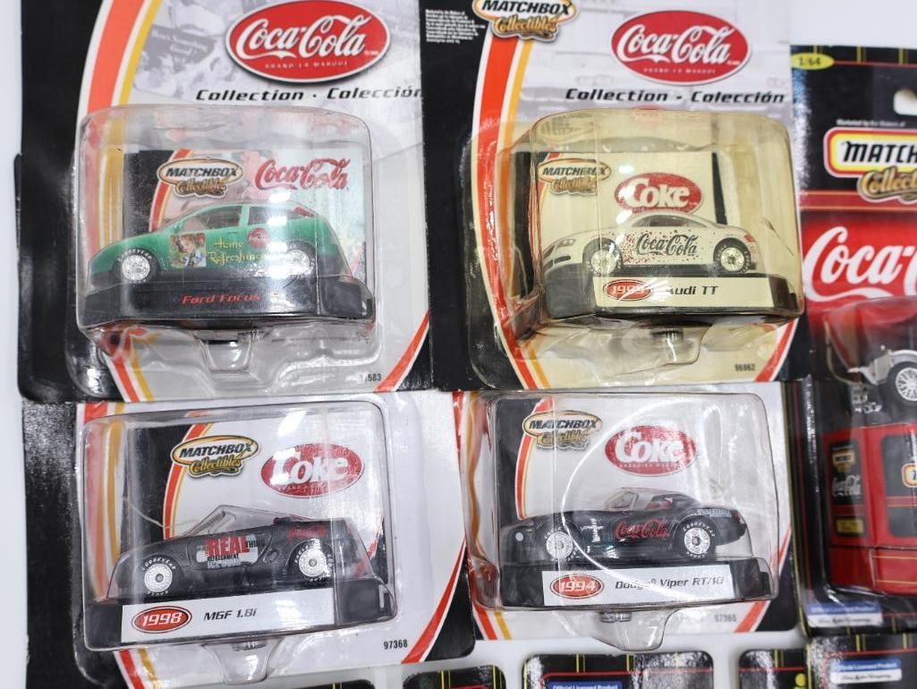 Coca-Cola Matchbox Diecast Cars - 12