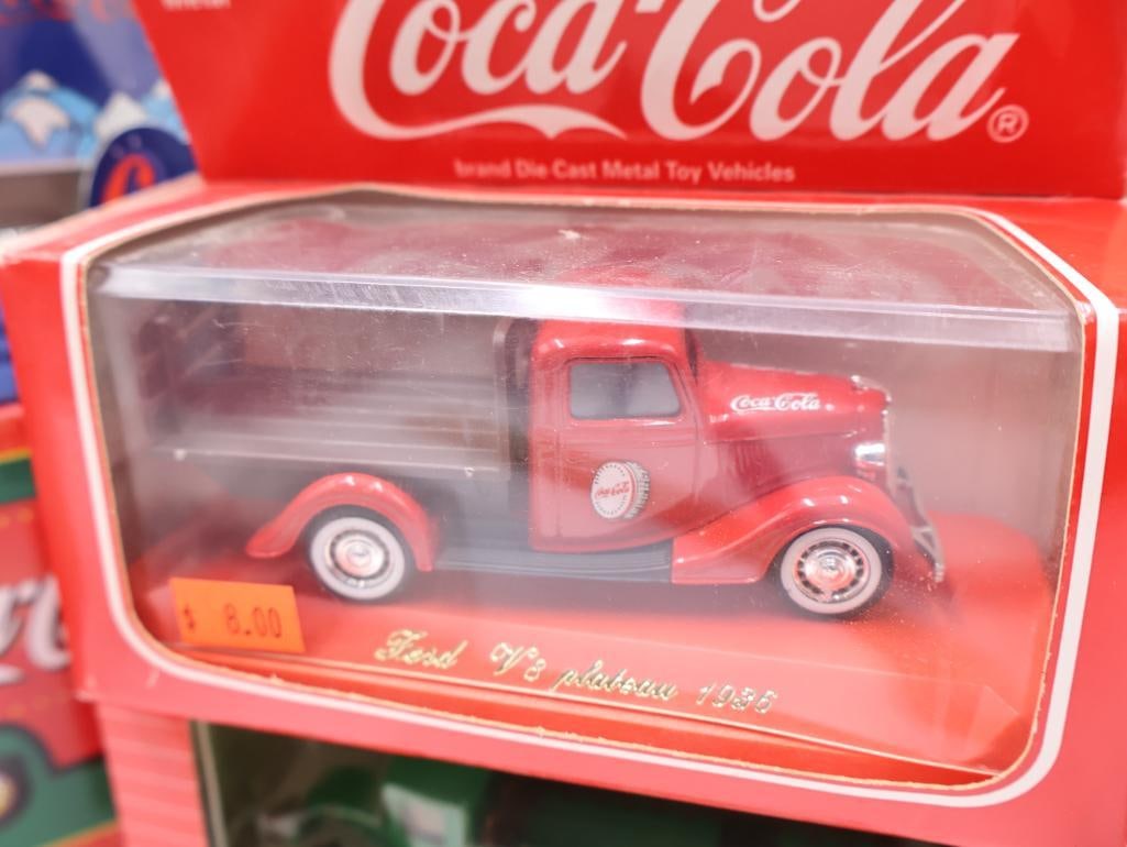 Ten Coca-Cola Collectable Diecast Vehicles - 6
