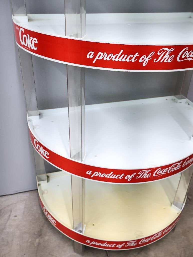 Plastic Four Tier Coca-Cola Stand - 10