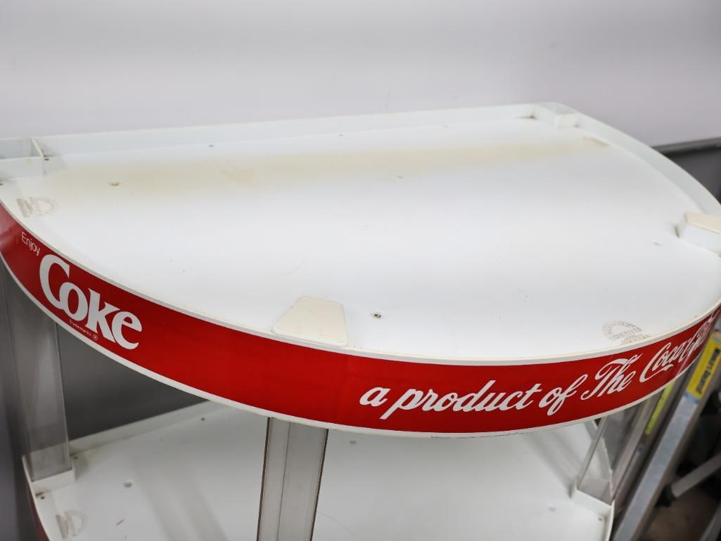 Plastic Four Tier Coca-Cola Stand - 4
