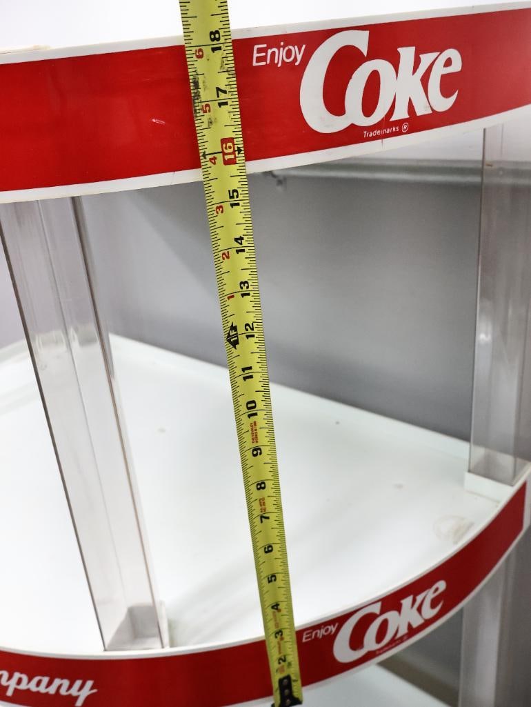 Plastic Four Tier Coca-Cola Stand - 8
