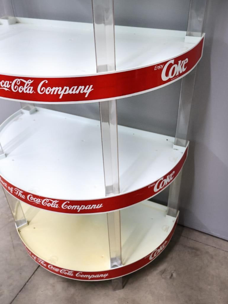 Plastic Four Tier Coca-Cola Stand - 9