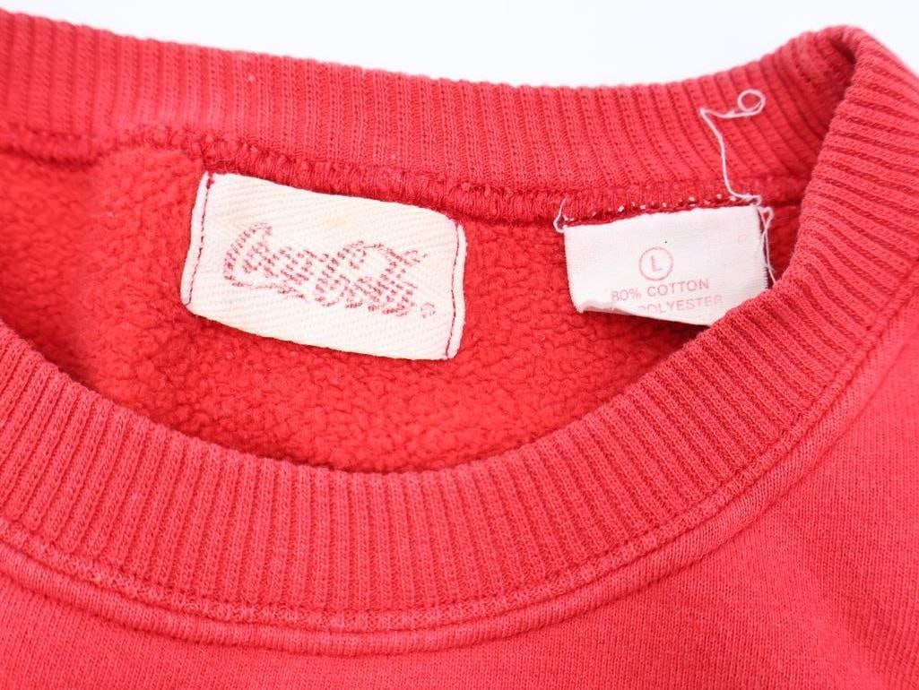 Vintage Coca-Cola Sweater and 'Coke Time' Vinyl Record - 12