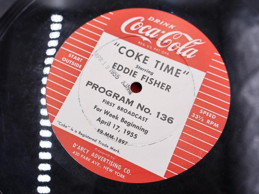 Vintage Coca-Cola Sweater and 'Coke Time' Vinyl Record - 6