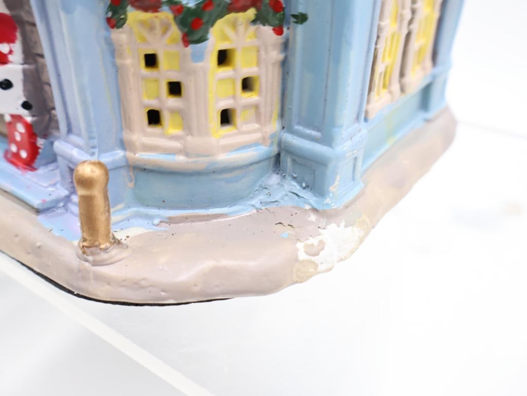 Four Ceramic Miniature Village Buildings - 13