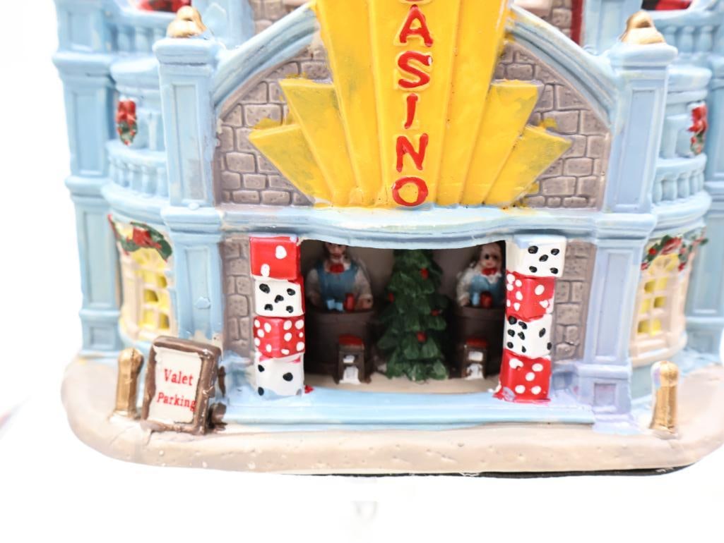 Four Ceramic Miniature Village Buildings - 14