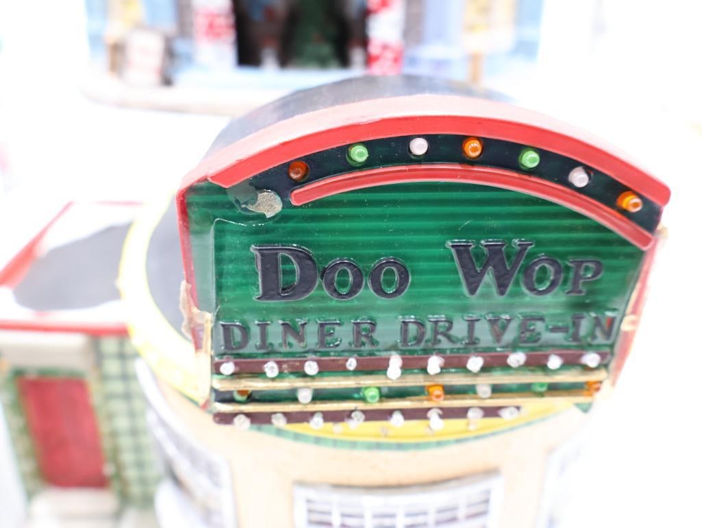 Four Ceramic Miniature Village Buildings - 5