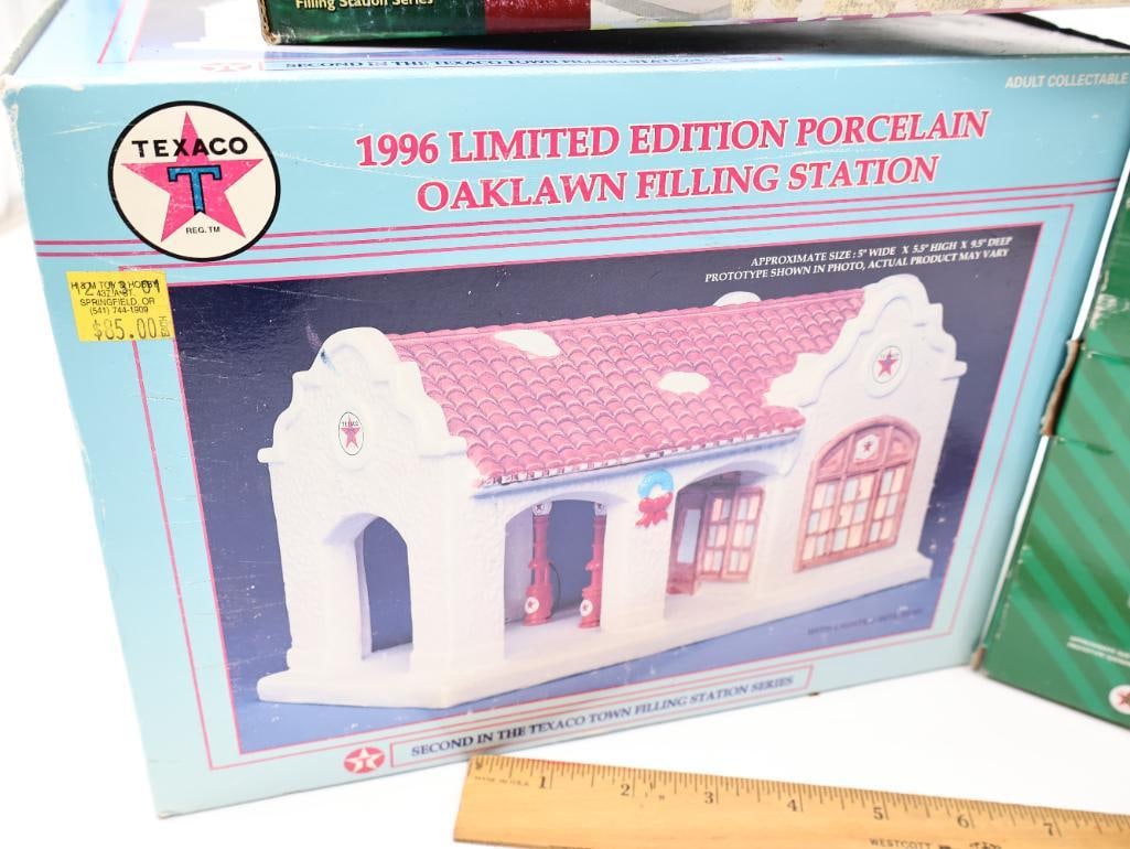 Three Boxed Texaco Miniature Village Fueling Stations - 4