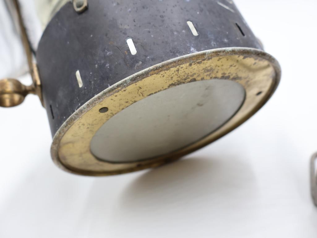 Vintage Ship Light and Electric Railroad Lantern - 8