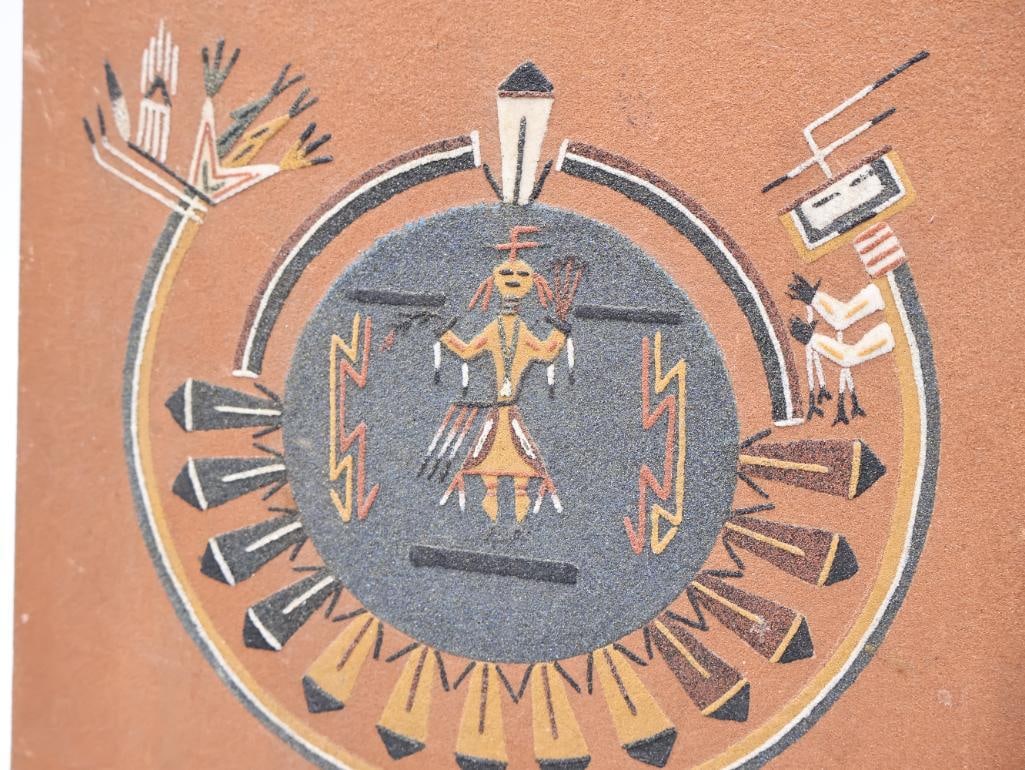 Collection of Native American Inspired including Navajo Sand Painting - 17