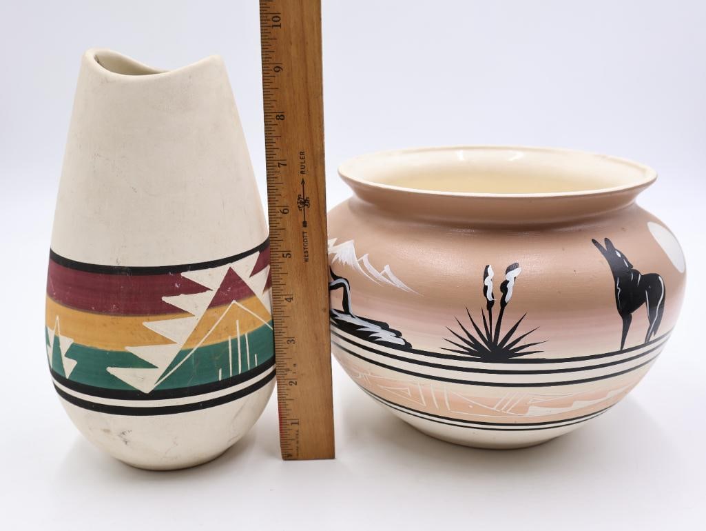 Two Native Pottery Pieces - 2